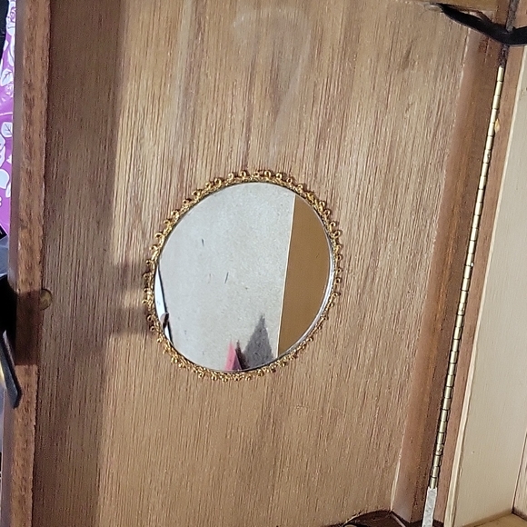 Vintage Train Wooden Purse 1950s Rhinestones - Picture 9 of 11